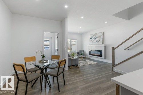 9805 106 Avenue, Morinville, AB - Indoor With Fireplace