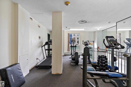 1207 9725 106 Street, Edmonton, AB - Indoor Photo Showing Gym Room