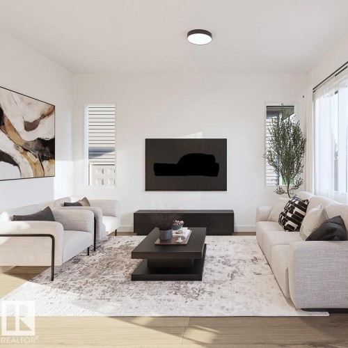 49 710 Mattson Drive Sw, Edmonton, AB - Indoor Photo Showing Living Room