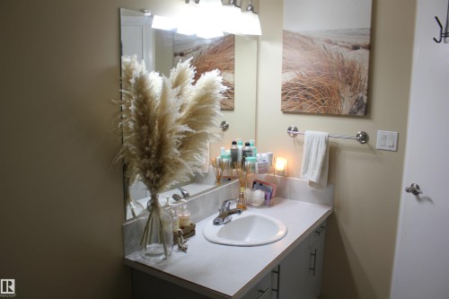 Bathroom featuring vanity - 5221 54A Street, Elk Point, AB - Indoor Photo Showing Bathroom