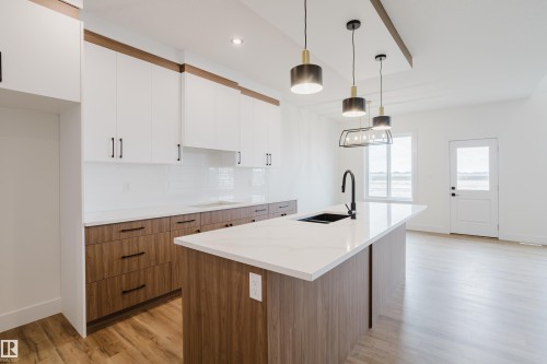 341 Munn Way, Leduc, AB - Indoor Photo Showing Kitchen With Upgraded Kitchen