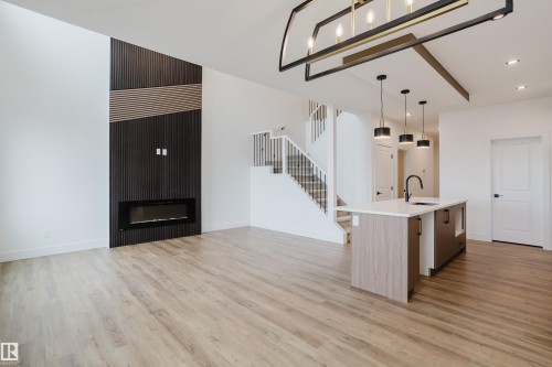 341 Munn Way, Leduc, AB - Indoor With Fireplace
