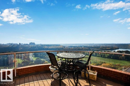 1701 10010 119 Street, Edmonton, AB - Outdoor With Balcony With View