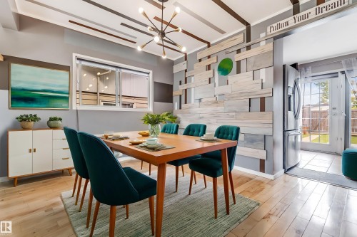 1303 37 Street, Edmonton, AB - Indoor Photo Showing Dining Room
