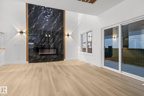15417 20 Street, Edmonton, AB - Indoor With Fireplace