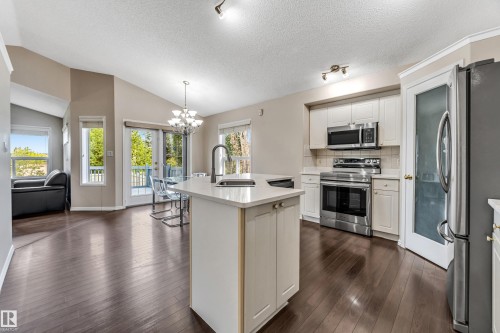 3320 27 Avenue, Edmonton, AB - Indoor Photo Showing Kitchen With Upgraded Kitchen