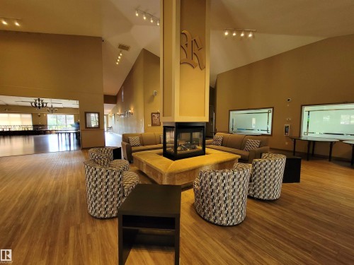 402 8942 156 Street, Edmonton, AB - Indoor With Fireplace