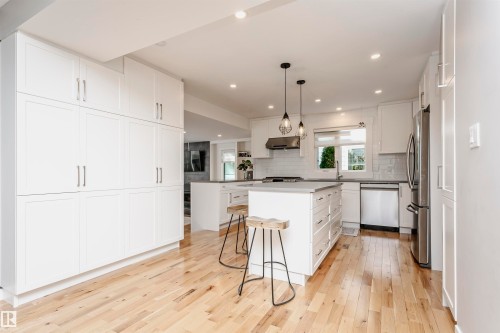 177 Wolf Willow Crescent Nw, Edmonton, AB - Indoor Photo Showing Kitchen With Upgraded Kitchen