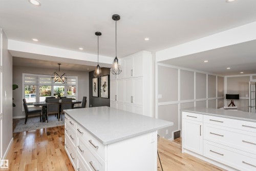 177 Wolf Willow Crescent Nw, Edmonton, AB - Indoor Photo Showing Kitchen With Upgraded Kitchen