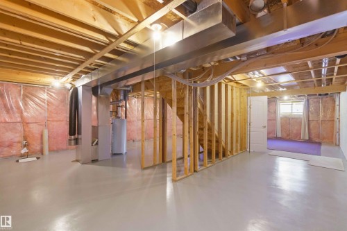 1 14428 Miller Boulevard, Edmonton, AB - Indoor Photo Showing Basement