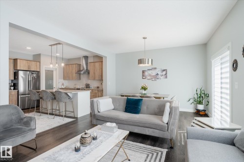 22143 80 Avenue, Edmonton, AB - Indoor Photo Showing Living Room