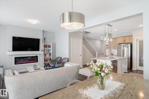 22143 80 Avenue, Edmonton, AB - Indoor With Fireplace