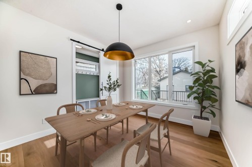 9635 85 Street, Edmonton, AB - Indoor Photo Showing Dining Room