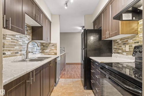 14835D Riverbend Road Nw, Edmonton, AB - Indoor Photo Showing Kitchen With Double Sink With Upgraded Kitchen