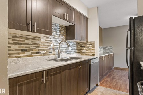 14835D Riverbend Road Nw, Edmonton, AB - Indoor Photo Showing Kitchen With Double Sink With Upgraded Kitchen