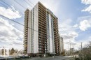 605 10135 Saskatchewan Drive, Edmonton, AB  - Outdoor With Balcony With Facade 