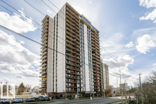 605 10135 Saskatchewan Drive, Edmonton, AB - Outdoor With Balcony With Facade