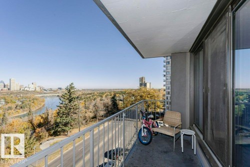 605 10135 Saskatchewan Drive, Edmonton, AB - Outdoor With Balcony With View