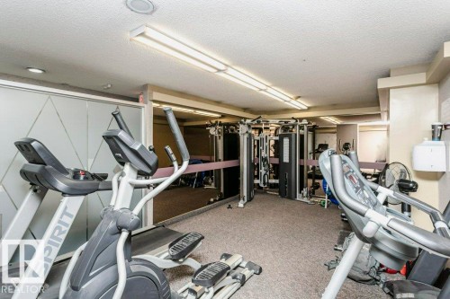 605 10135 Saskatchewan Drive, Edmonton, AB - Indoor Photo Showing Gym Room