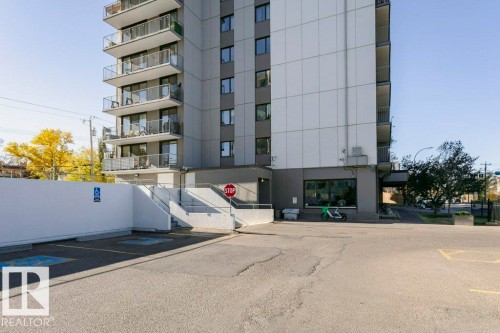 605 10135 Saskatchewan Drive, Edmonton, AB - Outdoor With Balcony