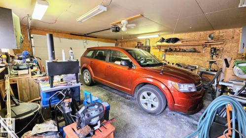 284 Porter Avenue, Millet, AB - Indoor Photo Showing Garage