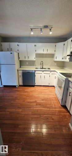 17049 100 Street, Edmonton, AB - Indoor Photo Showing Kitchen With Double Sink