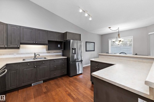 123 215 Blackburn Drive, Edmonton, AB - Indoor Photo Showing Kitchen With Double Sink