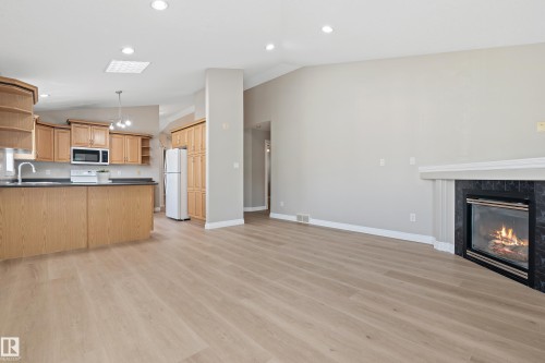15216 49 Street, Edmonton, AB - Indoor With Fireplace