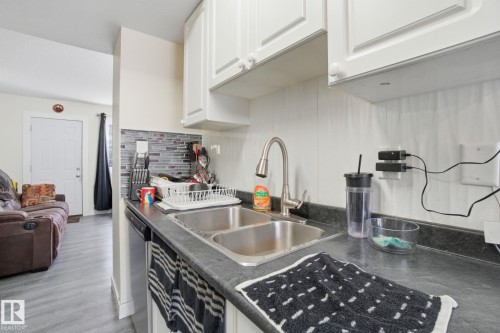 692 Abbottsfield Road, Edmonton, AB - Indoor Photo Showing Kitchen With Double Sink