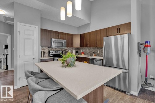 77 2905 141 Street, Edmonton, AB - Indoor Photo Showing Kitchen With Stainless Steel Kitchen