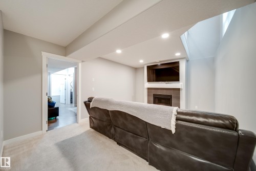 4047 Morrison Way, Edmonton, AB - Indoor With Fireplace