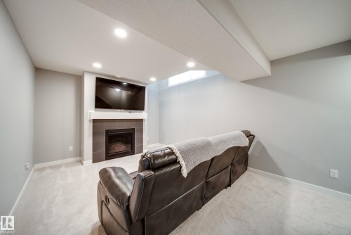4047 Morrison Way, Edmonton, AB - Indoor With Fireplace