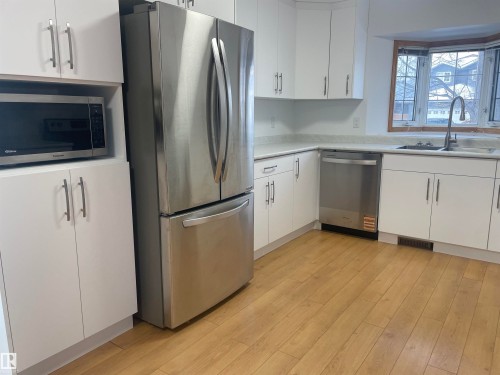 4631 43 Avenue, Edmonton, AB - Indoor Photo Showing Kitchen With Double Sink