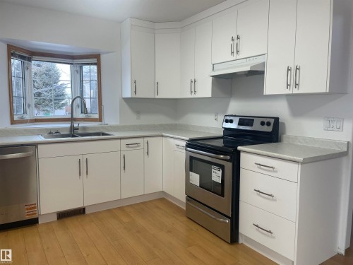4631 43 Avenue, Edmonton, AB - Indoor Photo Showing Kitchen With Double Sink