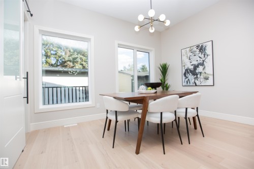 9127 143 Street, Edmonton, AB - Indoor Photo Showing Dining Room