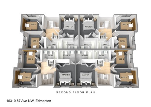 3D view of the Second floor - 16310 87 Avenue, Edmonton, AB - Other