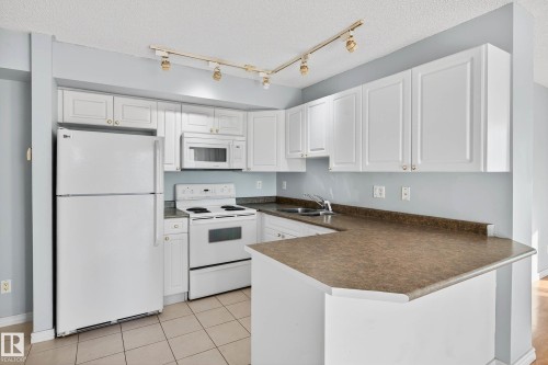 804 10909 103 Avenue, Edmonton, AB - Indoor Photo Showing Kitchen With Double Sink