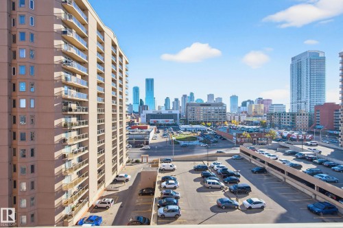 804 10909 103 Avenue, Edmonton, AB - Outdoor With Balcony With View