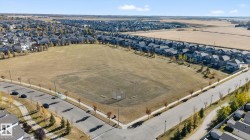 Aerial view of residential area - 