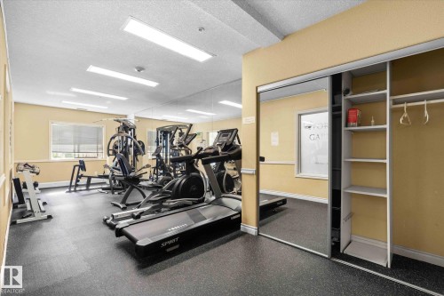 433 50 Woodsmere Close, Fort Saskatchewan, AB - Indoor Photo Showing Gym Room