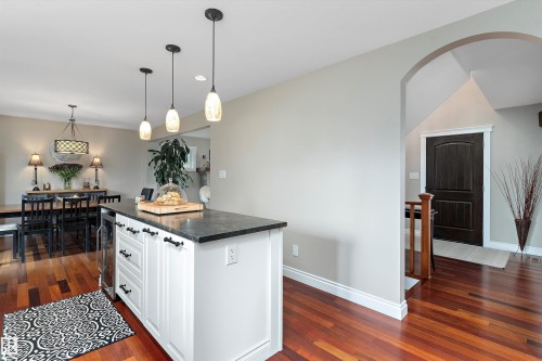 10765 65 Street, Edmonton, AB - Indoor Photo Showing Kitchen With Upgraded Kitchen