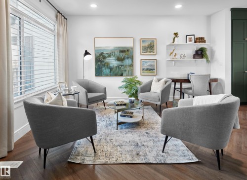 2427 Chokecherry Link, Edmonton, AB - Indoor Photo Showing Living Room