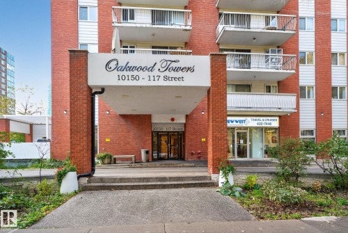 1701 10150 117 Street, Edmonton, AB - Outdoor With Balcony