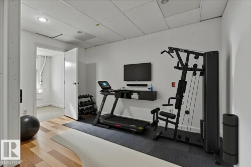 3736 48 Street, Edmonton, AB - Indoor Photo Showing Gym Room