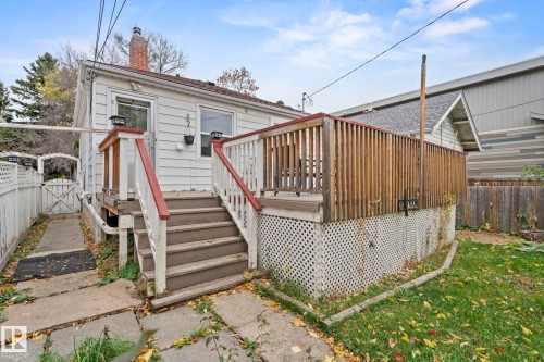 9809 83 Avenue, Edmonton, AB - Outdoor With Deck Patio Veranda