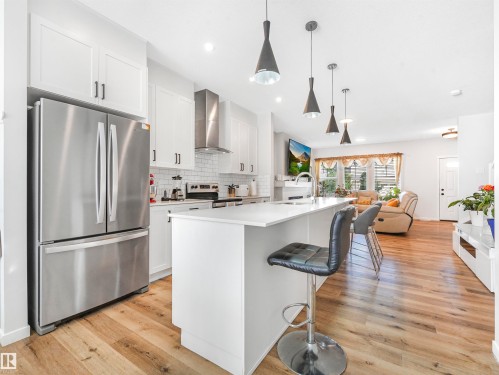 9311 226 Street, Edmonton, AB - Indoor Photo Showing Kitchen With Stainless Steel Kitchen With Upgraded Kitchen