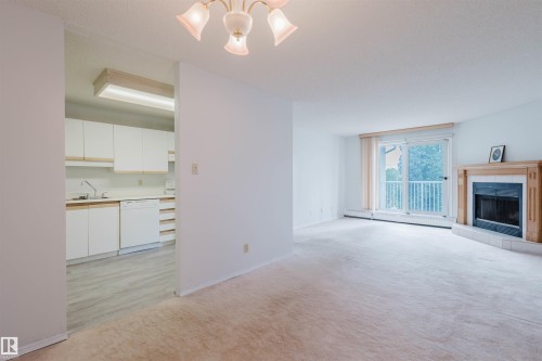 402 11020 19 Avenue, Edmonton, AB - Indoor With Fireplace