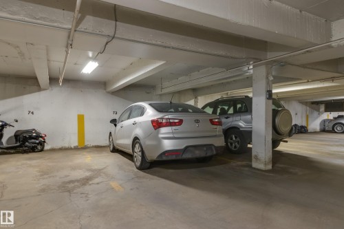 504 9909 110 Street, Edmonton, AB - Indoor Photo Showing Garage
