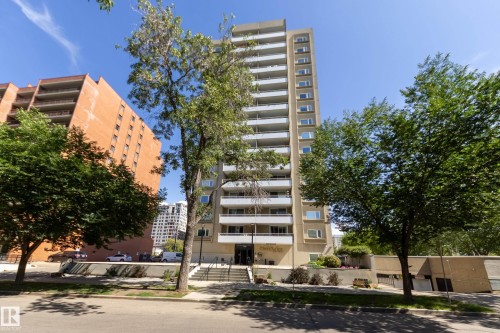 504 9909 110 Street, Edmonton, AB - Outdoor With Balcony With Facade