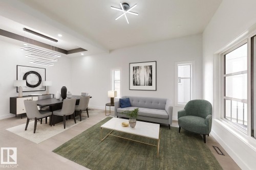 1707 18 Street, Edmonton, AB - Indoor Photo Showing Living Room